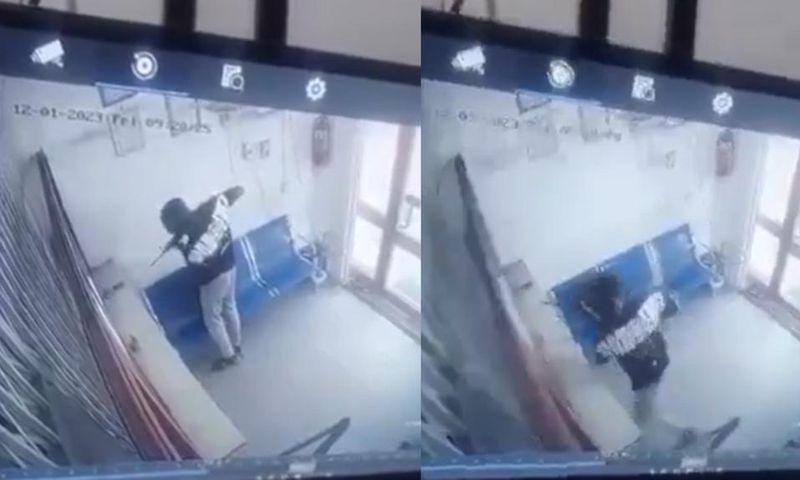Armed robber confused as female forex bureau attendant vanishes