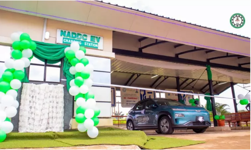 NADDC solar-powered electric vehicle. [NAN]