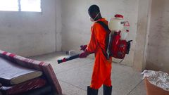 Fumigation of secondary schools in the Ashanti Region