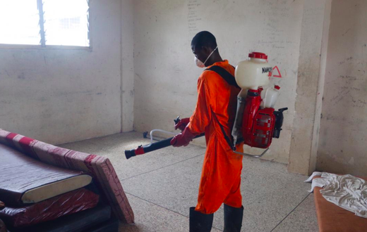 Fumigation of secondary schools in the Ashanti Region