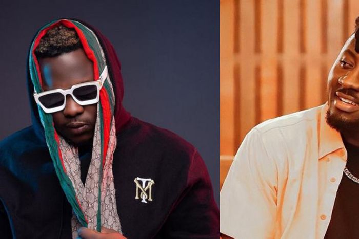 Rappers Amerado and Medikal