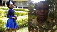 Patrick Nyapara  and deceased lover, Christine Maonga