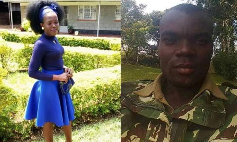 Patrick Nyapara  and deceased lover, Christine Maonga