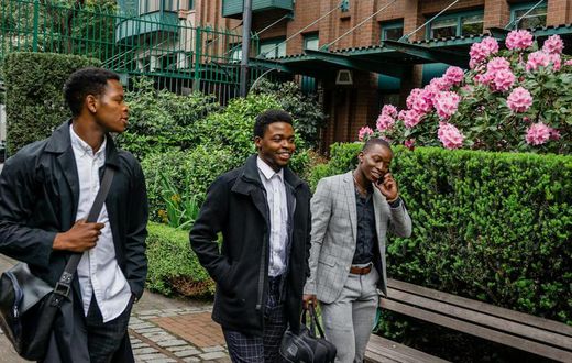 A group of men walking together [Image: PNW Production]