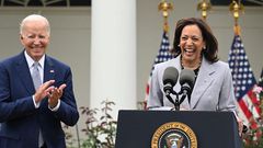 President Joe Biden (left) and Vice President Kamala Harris (right).Saul Loeb/AFP via Getty Images
