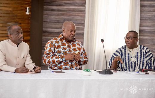 John Mahama, Asiedu Nketia and Ofosu Ampofo