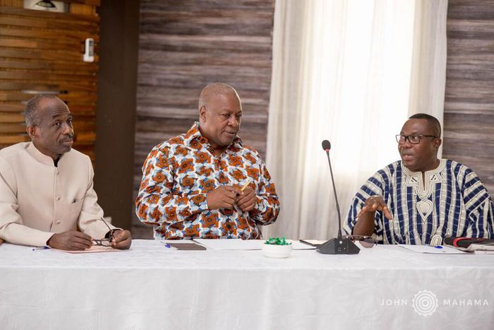 John Mahama, Asiedu Nketia and Ofosu Ampofo