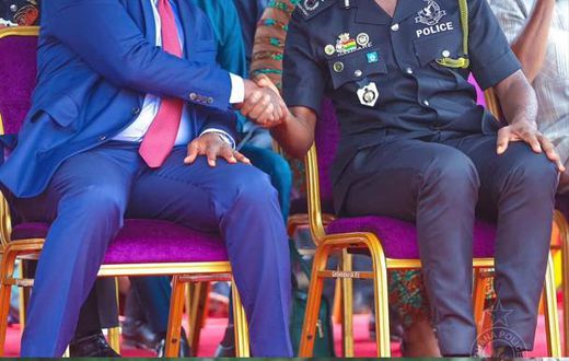 Your effective policing is visible -  Vice President Bawumia commends IGP Dampare