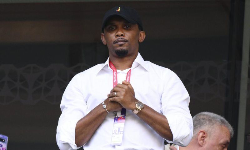 Samuel Eto'o on November 28, 2022.