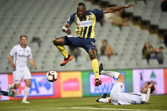 Olympic sprinter Usain Bolt is trying to launch a career as a footballer.