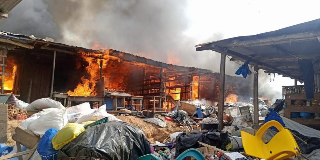 kumasi, french line fire outbreak