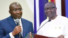 Dr, Mahamudu Bawumia and Ken Ofori-Atta