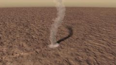 martian dust devil animation