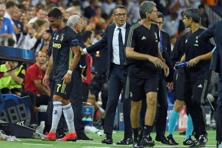 Cristiano Ronaldo was sent off in the Champions League for the first time in his career