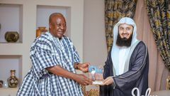 John Mahama and Mufti Menk