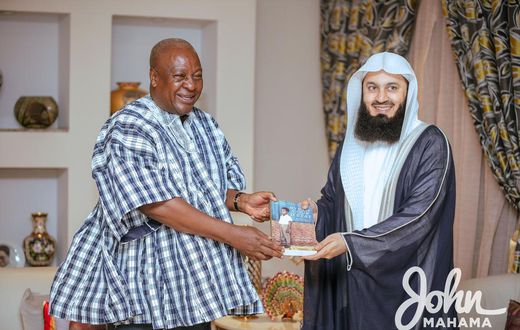 John Mahama and Mufti Menk