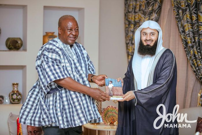 John Mahama and Mufti Menk