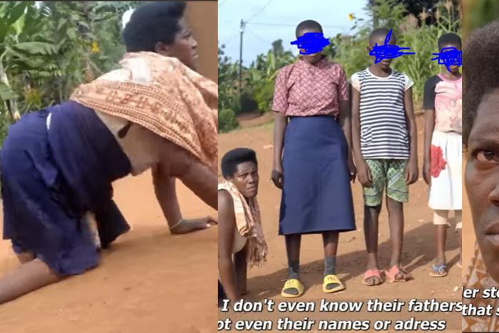 Joyce Kansime and her children