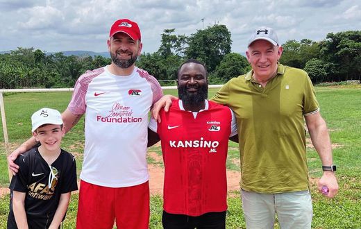 KofCity FC host reps from Dutch giants AZ Alkmaar during Ghana visit