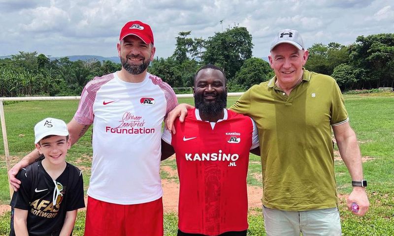KofCity FC host reps from Dutch giants AZ Alkmaar during Ghana visit