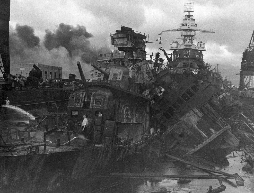 Unforgettable photos from the Japanese attack on Pearl Harbor, 77 years ago today