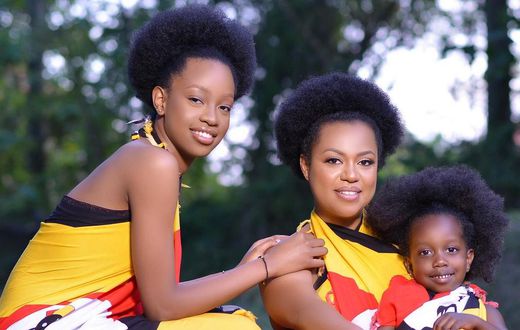 Mother and daughters