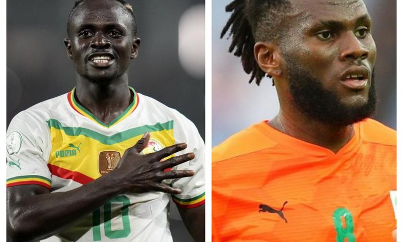 Sadio Mane and Franck Kessie