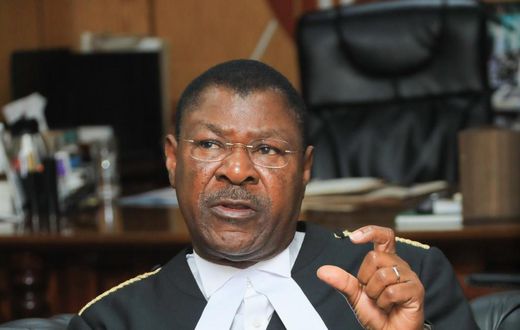 National Assembly Speaker Moses Wetangula in his office
