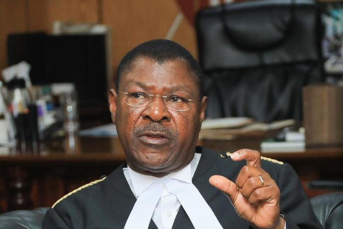 National Assembly Speaker Moses Wetangula in his office