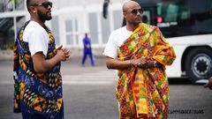 AFCON 2023: Black Stars arrive in Ivory Coast in majestic traditional Kente