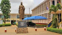 Front view of Opoku Ware Senior High School