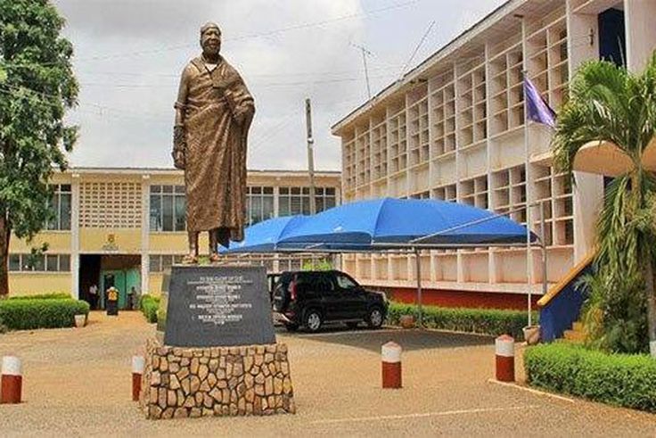 Front view of Opoku Ware Senior High School