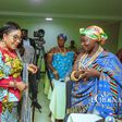 Lordina Mahama with queen mothers