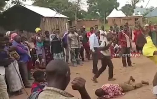 Residents flog landlord publicly after being caught in bed with tenant’s second wife
