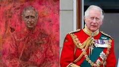 Artist Jonathan Yeo was commissioned to paint the first official portrait of King Charles III since his coronation.His Majesty King Charles III by Jonathan Yeo 2024/Handout via REUTERS