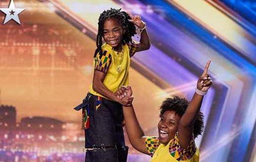 Afronita and Abigail on BGT
