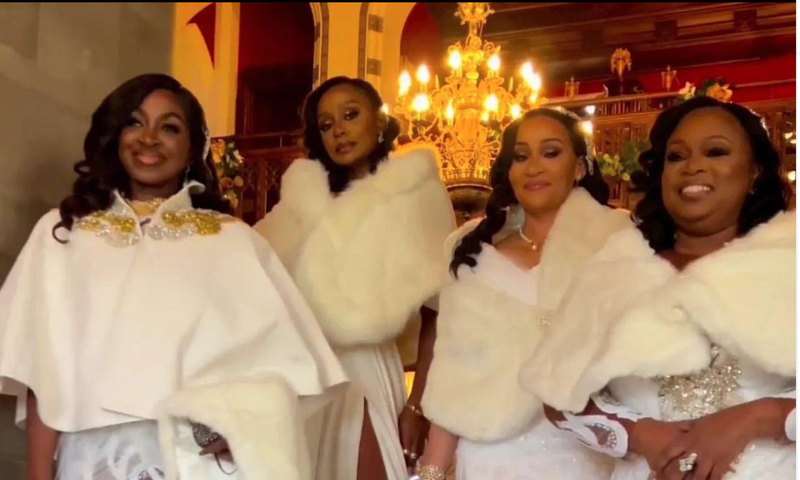 Bridesmaid of the gorgeous bride