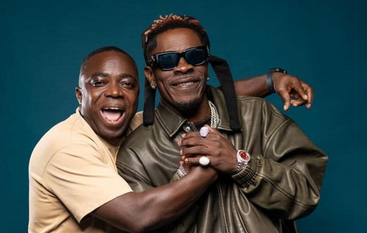 Shatta Wale and PRO Sammy Flex