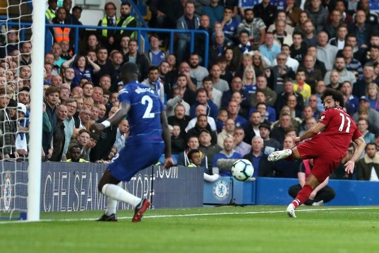 Liverpool's Mohamed Salah missed three big chances before being substituted in the second-half against Chelsea