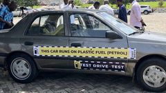 Plastic waste turned into petrol