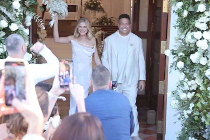 Brazil legend Ronaldo marries for the third time to model girlfriend Celina Locks