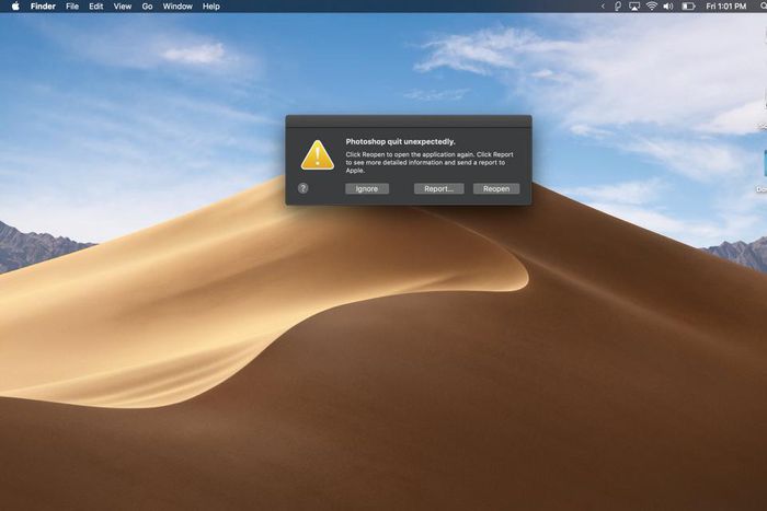 macos mojave photoshop fail