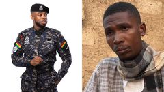 Corporal Simon Agbeko and Emmanuel Ohene