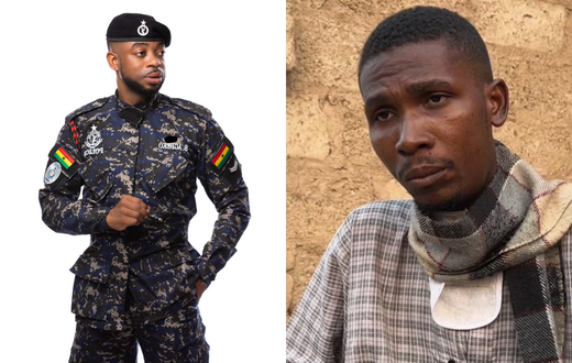 Corporal Simon Agbeko and Emmanuel Ohene