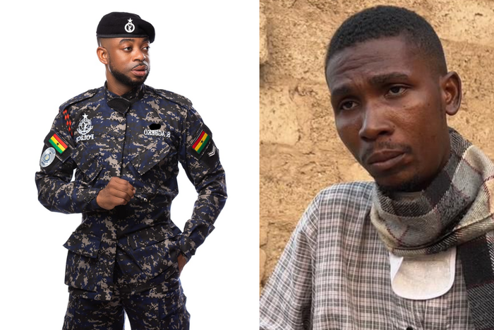 Corporal Simon Agbeko and Emmanuel Ohene