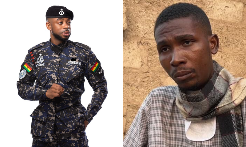 Corporal Simon Agbeko and Emmanuel Ohene