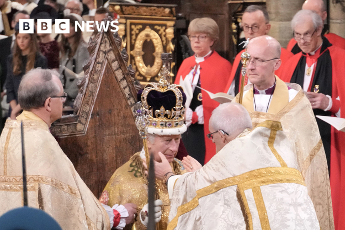 King Charles III crowned