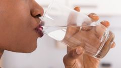 drinking water