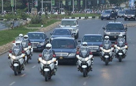Nana Addo's convoy