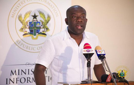 Information Minister, Kojo Oppong Nkrumah